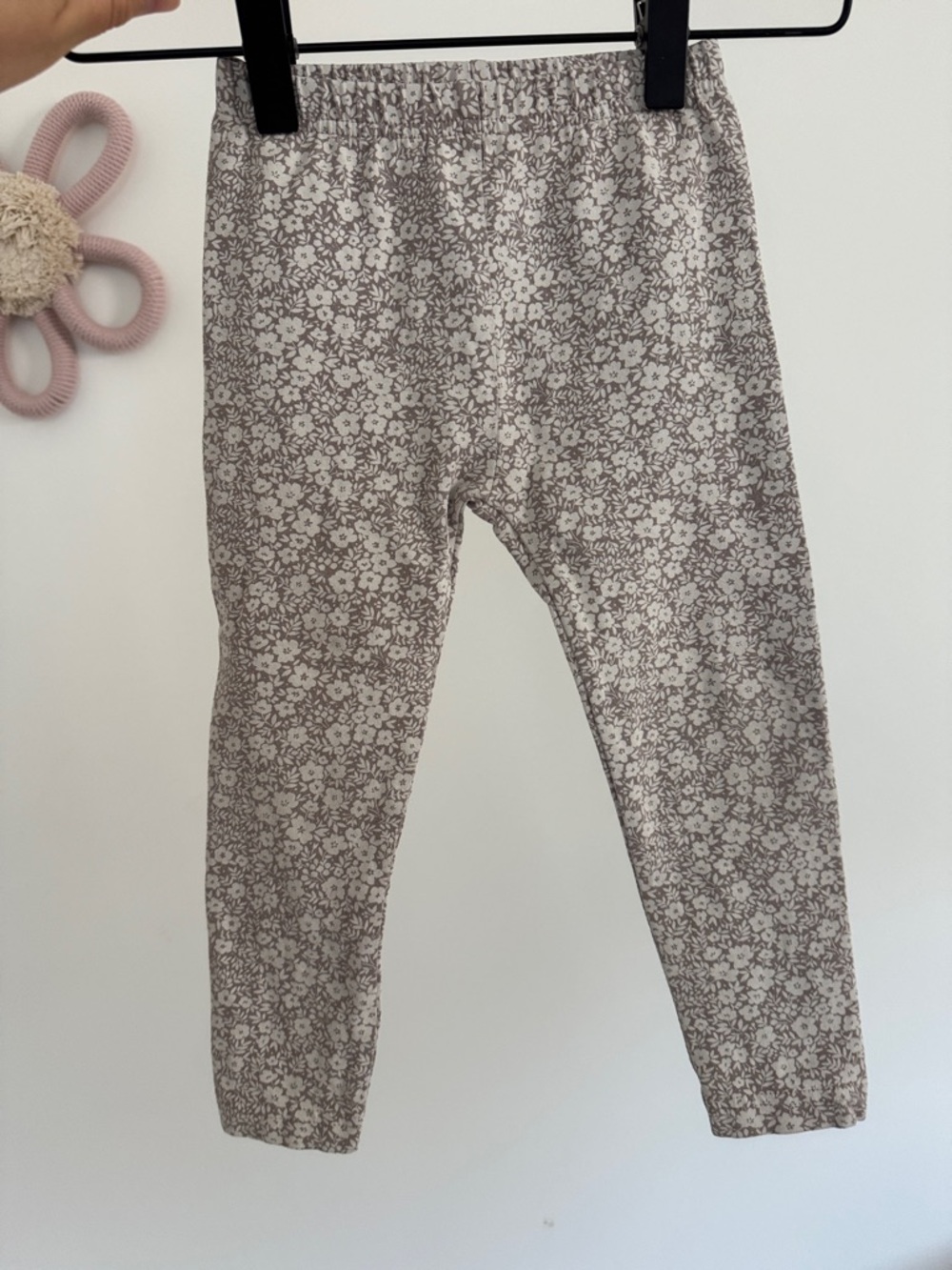 Jamie Kay Pink Floral Kids Leggings